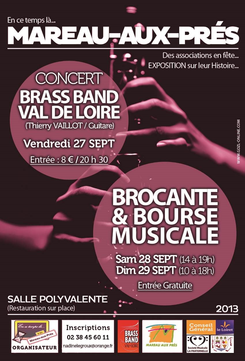 Affiche Brass Band et Brocante musicale