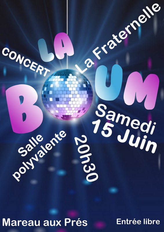 Affiche Concert Boum Juin 2019