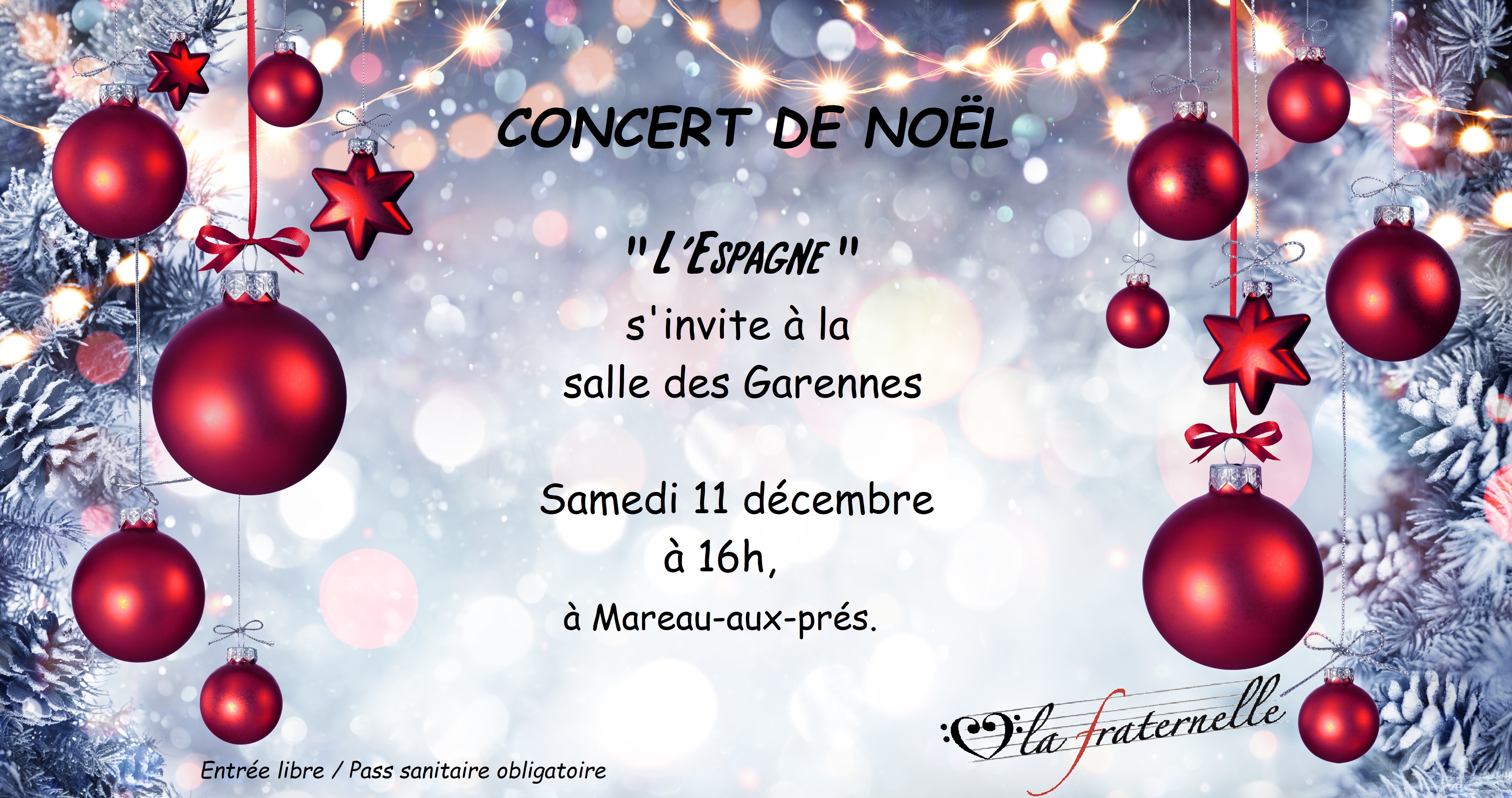 Affiche Concert de Noël 2021