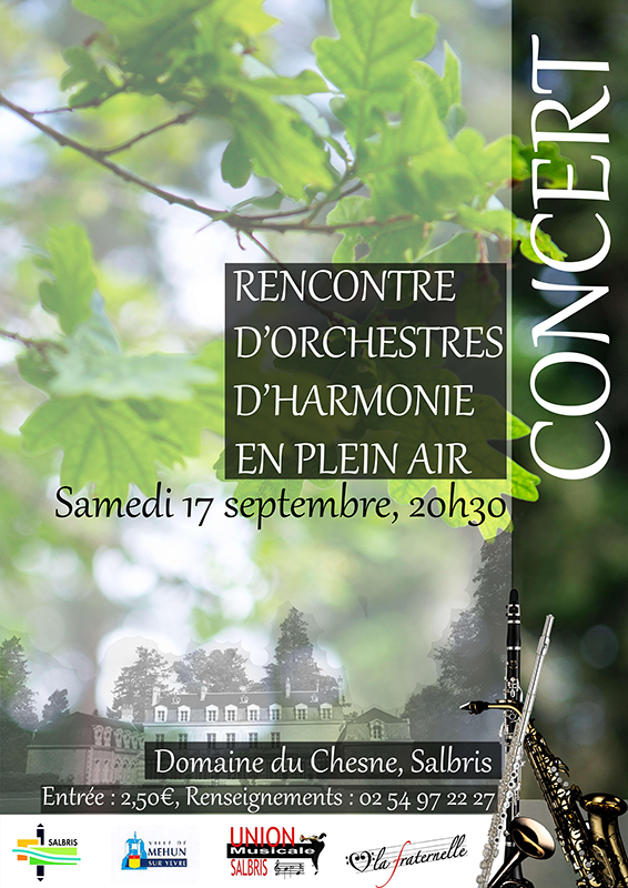 Affiche Rencontre d'Orchestres d'Harmonie 2016